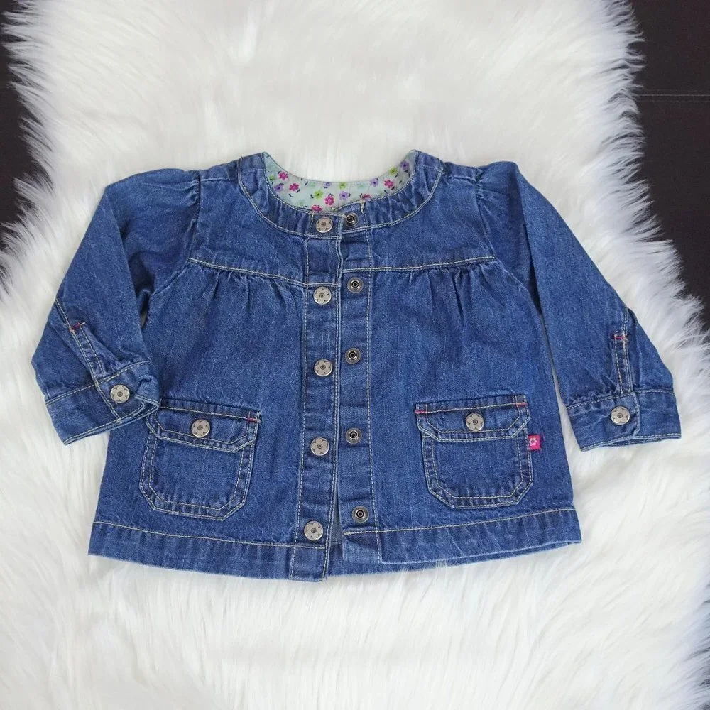 Clearance!💎5/$25 Carter's Denim Jean Jacket Baby Adorable 18 Mos